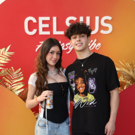 Christopher Romero with his girlfriend, Chanel Ozkan.